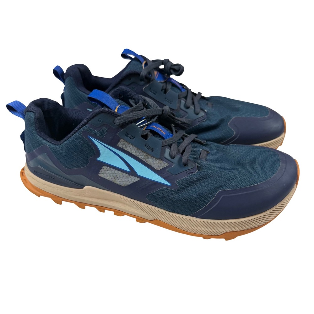 Altra Lone Peak 7 Mens 11.5 Navy Blue Trail Running Shoes AL0A7R6H445